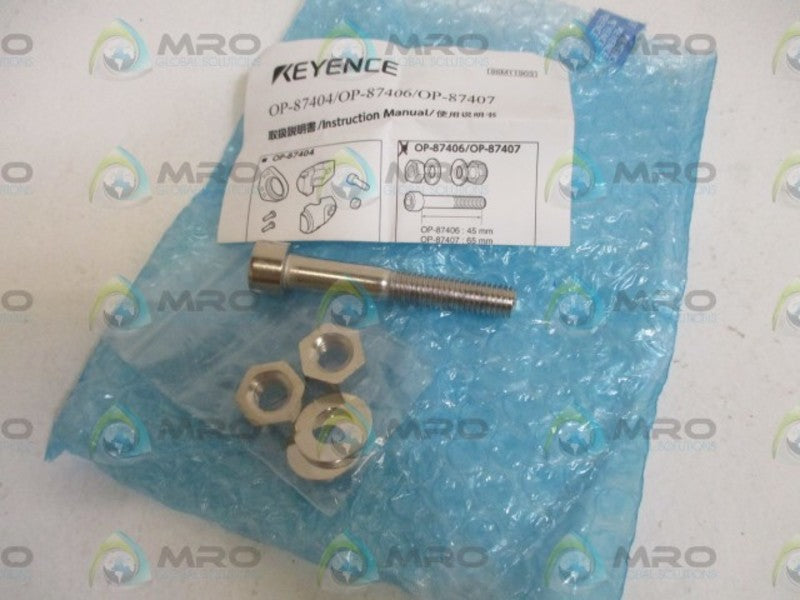 KEYENCE OP-87407 BRACKET ROBUST MOUTING/CMOS CONNECTOR * NEW IN A BAG *