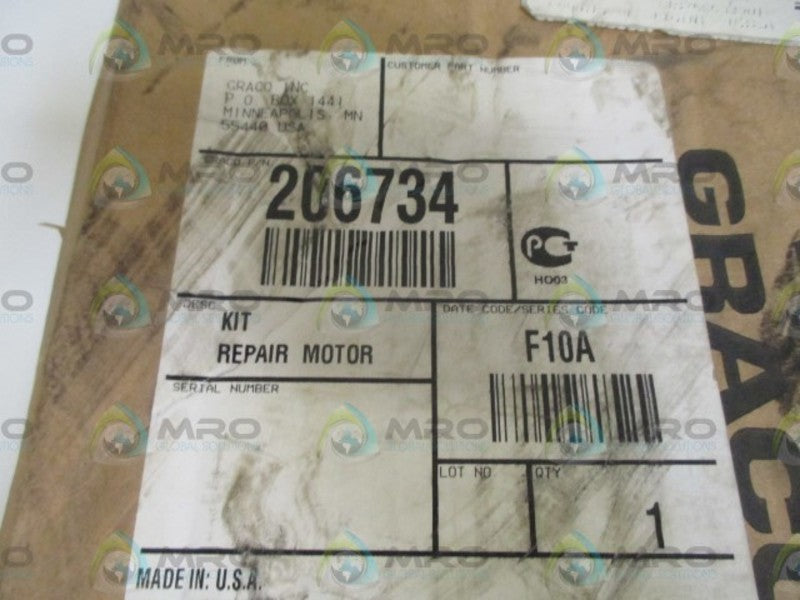 GRACO 206734 REPAIR MOTOR KIT * FACTORY SEALED *