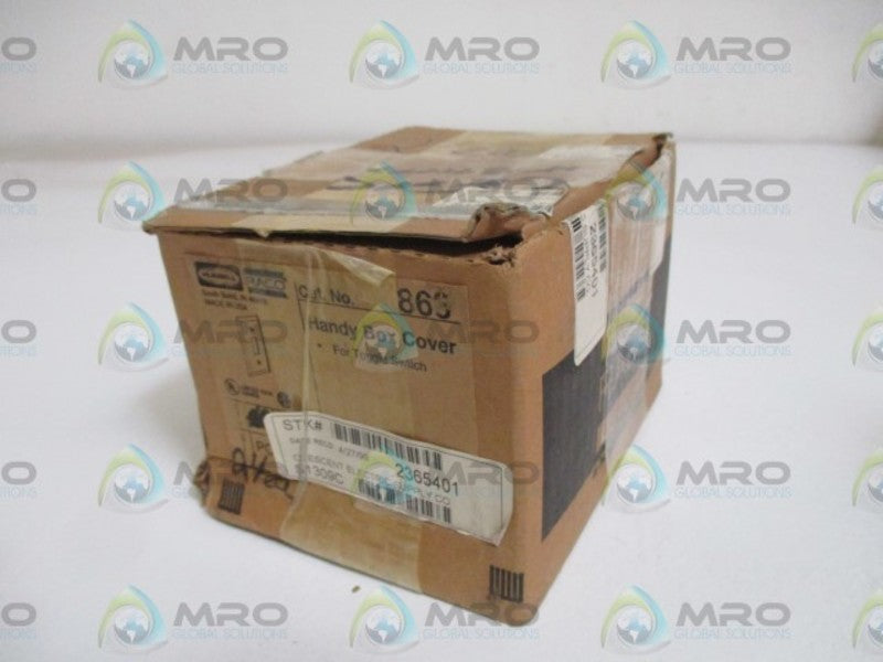 LOT OF 24 HUBBELL 865 PLAIN SWITCH PLATE *NEW IN BOX*