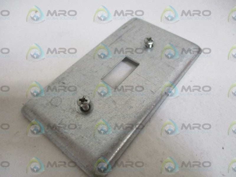 LOT OF 24 HUBBELL 865 PLAIN SWITCH PLATE *NEW IN BOX*