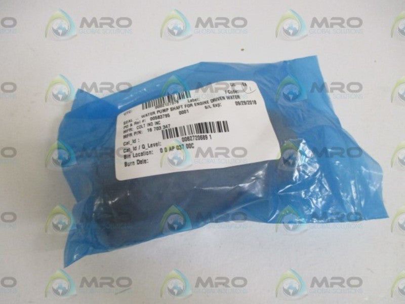 COLT IND. INC. 16 703 347 WATER PUMP SHAFT * NEW IN A BAG *
