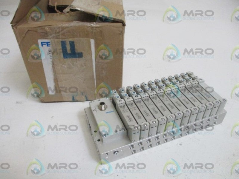 FESTO VAEM-L1-S-16-PT W/ VUVG-B14-T32C-MZT-F-1T1L SOLENOID VALVE *NEW IN BOX*