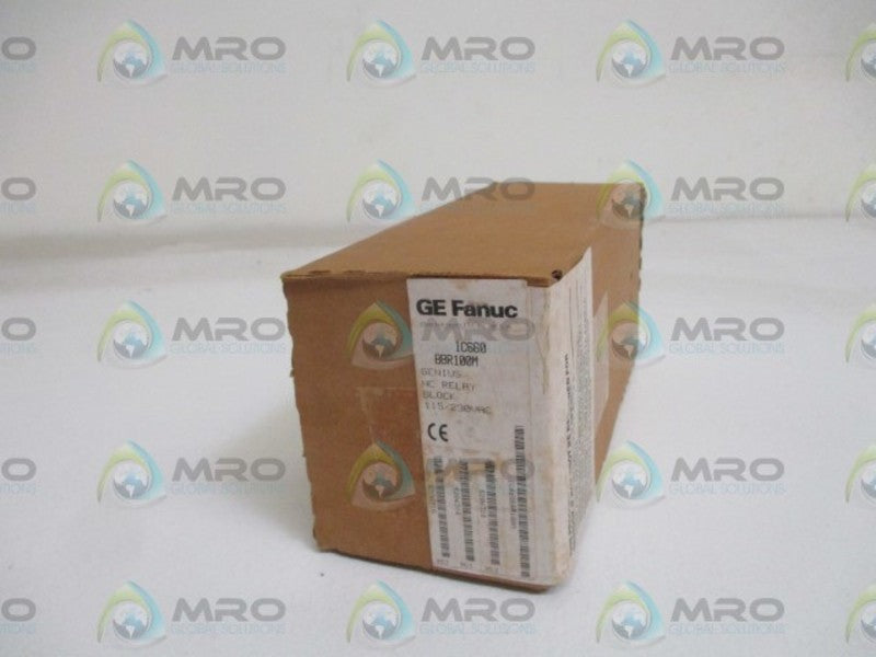 GE FANUC IC660BBR100M NC RELAY BLOCK 115/230VAC * FACTORY SEALED *