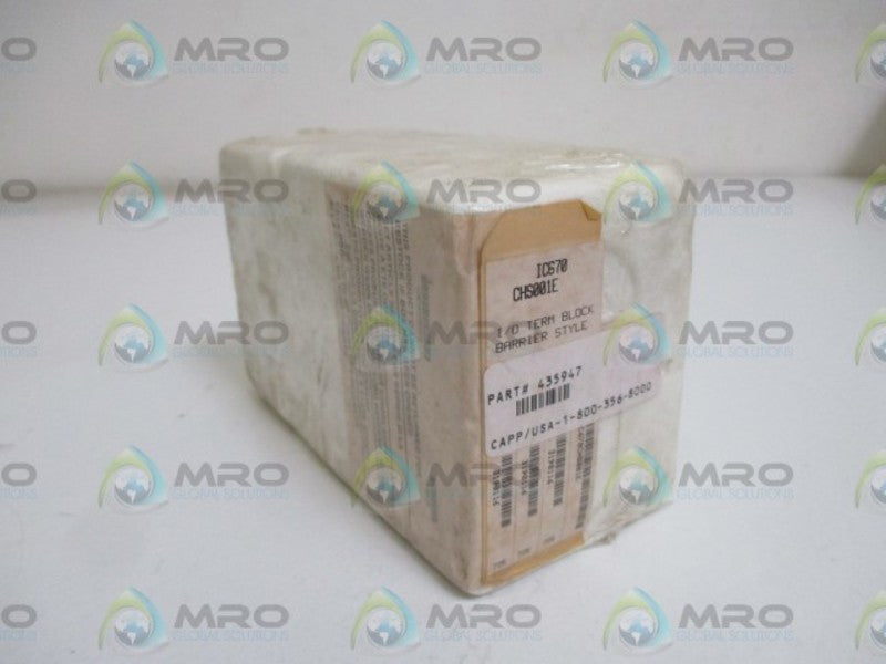 GE FANUC IC670CHS001E I/O TERM BLOCK * ORIGINAL PACKAGE *