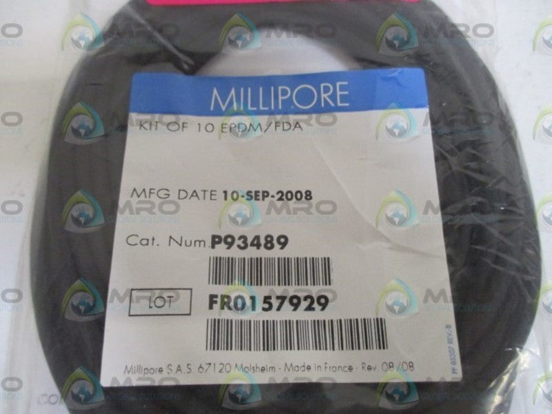 MILLIPORE P93489 KIT OF 10 EPDM/FDA * NEW IN A BAG *