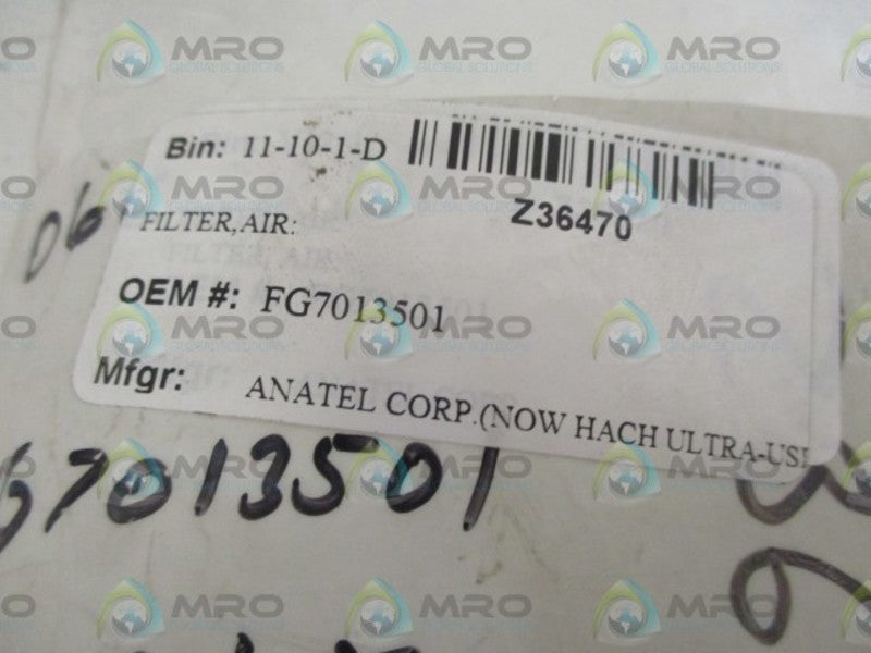 LOT OF 56 ANATEL FG7013501 AIR FILTER *NEW IN A BAG*