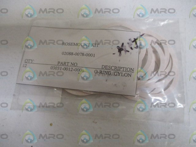 ROSEMOUNT 02088-0078-0001 KIT * NEW IN A BAG *