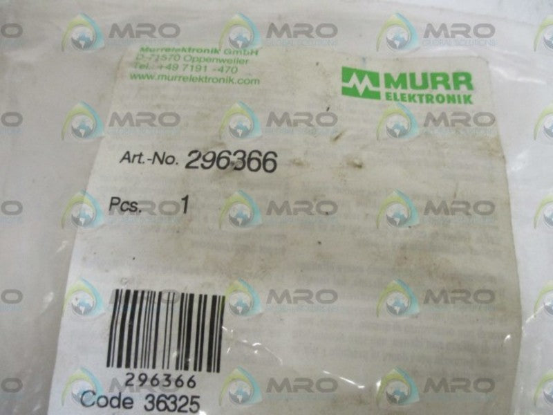MURR ELEKTRONIK 296366 CONNECTOR * NEW IN A FACTORY BAG *