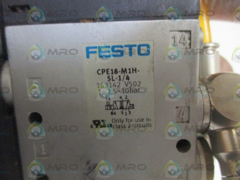 FESTO CPE18-M1H-5L-1/4 (AS PICTURED) UNMP