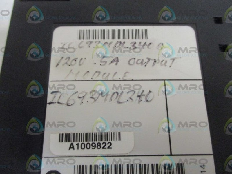GE FANUC IC693MDL340A OUTPUT MODULE(AS PICTURED)  UNMP