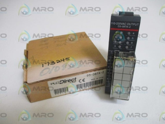 PLC DIRECT D3-08TA-2 OUTPUT MODULE * NEW IN BOX *