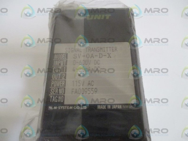 M-SYSTEM SV-OA-D-X SIGNAL TRANSMITTER  NSMP