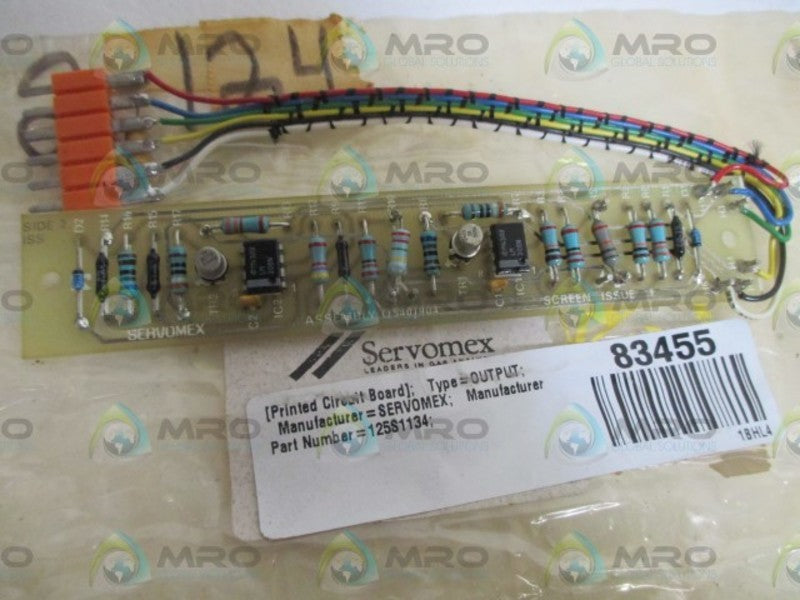 SERVOMEX 125S1134 PRINTED CIRCUIT BOARD  NSNP