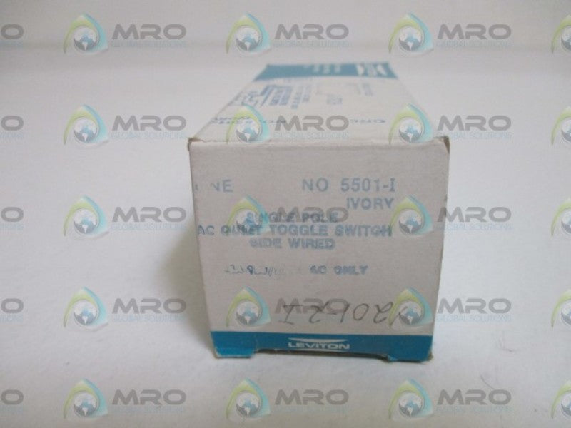 LOT OF 6 LEVITON 5501-I TOGGLE SWITCH NSMP