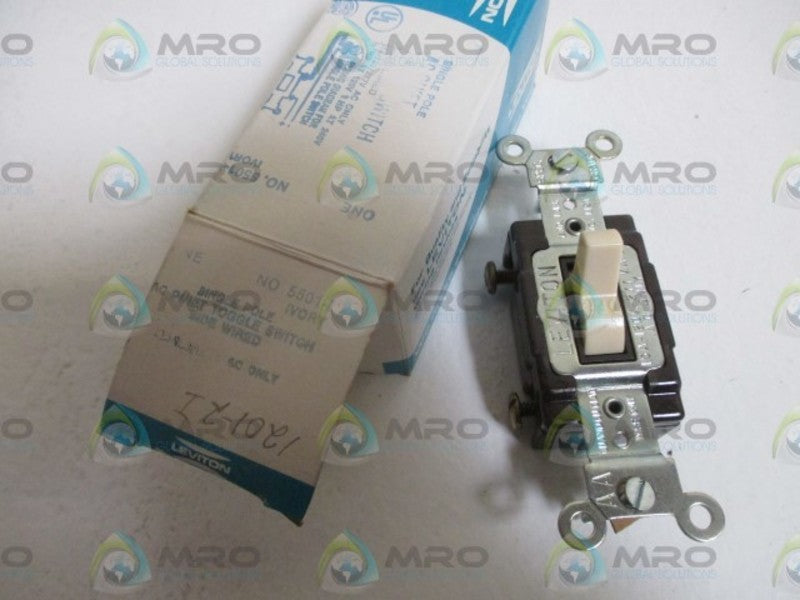 LOT OF 6 LEVITON 5501-I TOGGLE SWITCH NSMP