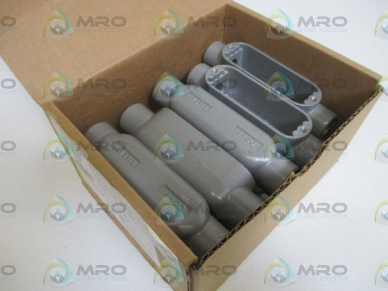 LOT OF 10 KILLARK OC-1 CONDUIT BODY 1/2" NSMP