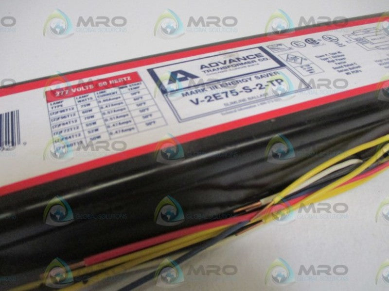 ADVANCED V-2E75-S-S2-TP BALLASTIC *NEW IN BOX*