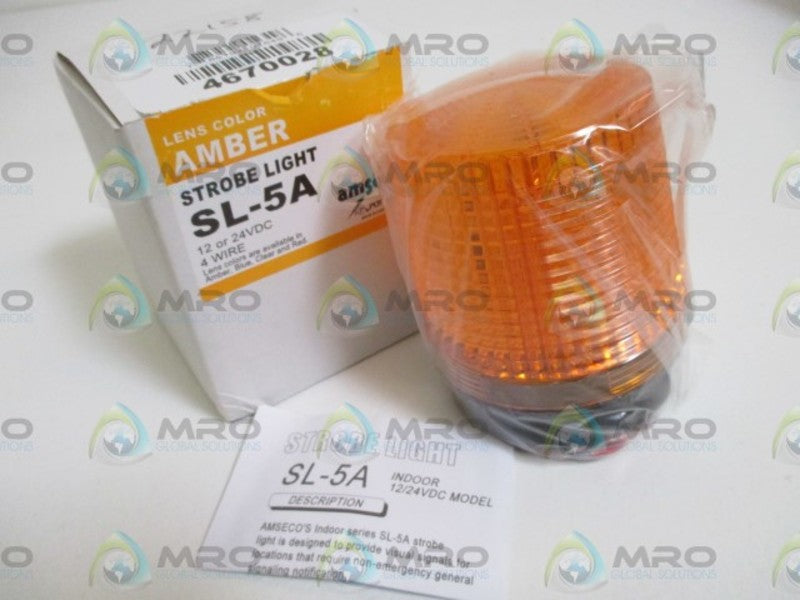AMSECO SL-5AA AMBER STROBE LIGHT  NSMP