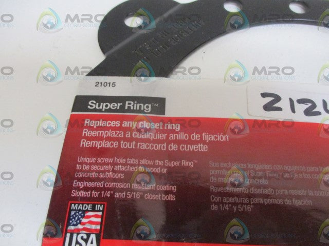 LOT OF 5 SUPERIOR TOOL 21015 CLOSET FLANGE, SUPER RING *ORIGINAL PACKAGE*