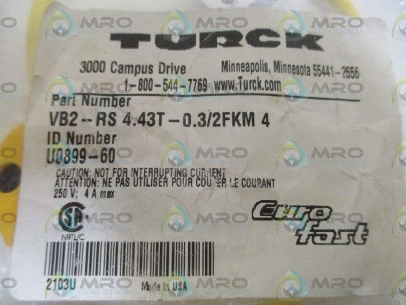TURCK VB2-RS4.43T-0.3/2FKM4 NSMP