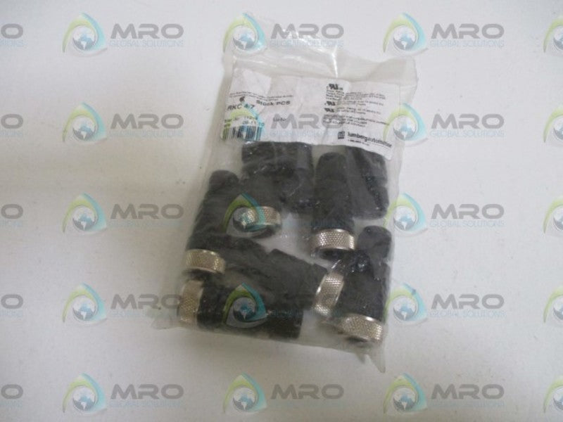 LOT OF 8 LUMBERG PKC 4/7 CONNECTOR NSNP IN A FACTORY BAG