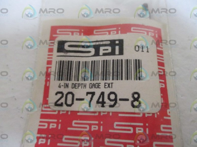 SPI 20-749-8 4-IN DEPTH GAGE EXT  NSMP