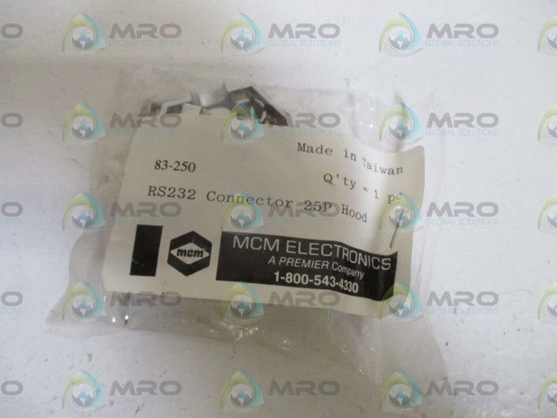 MCM ELECTRONICS 83-250 CONNECTOR 25P HOOD  NSMP