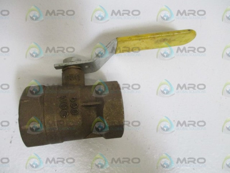 COMBU 600WOG BALL VALVE 1-1/4"  NSNP