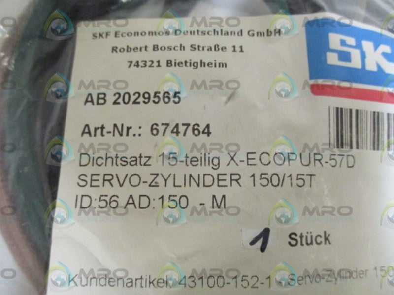 SKF 674764 SERVO ZYLINDER 150/15T  NSMP