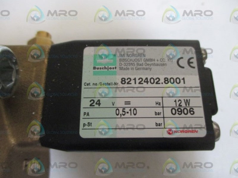 NORGREN 8212402.8001 SOLENOID VALVE  NSNP