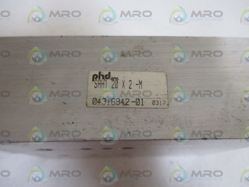 PHD SAH120X2-M SLIDE & CYLINDER * USED *