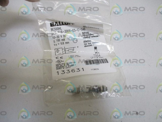 BALLUFF BES 516-3006-E5-C-S49 PORXIMITY SENSOR * NEW IN A BAG *