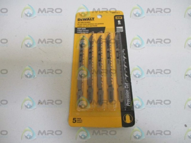 DEWALT DW3750-5 JIG SAW BALDES * ORIGINAL PACKAGE *