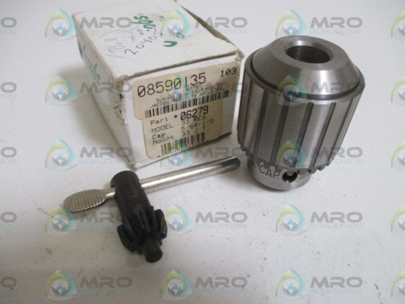 JACOBS 06279 MODEL 33 REG. DRILL CHUCK  NSMP