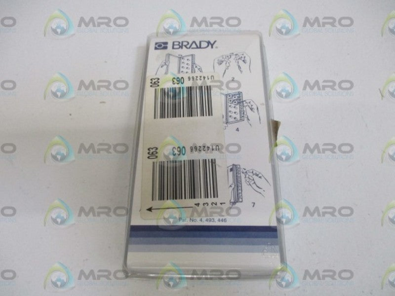 BRADY BPL LOADED DISPENSER WITH LEGENDS 0-9 * ORIGINAL PACKAGE *