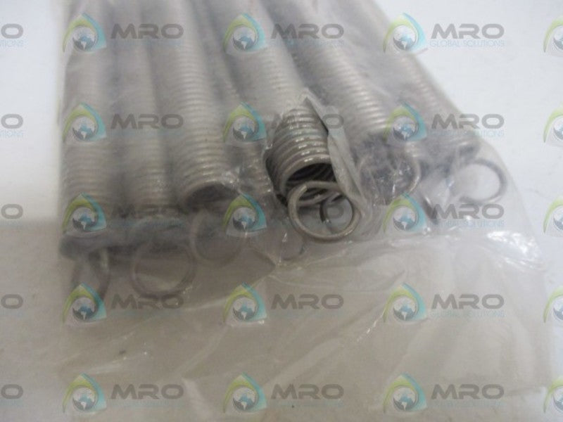 LOT OF 9 E-062-500-400S SS EXT. SPRING NSNP IN A BAG
