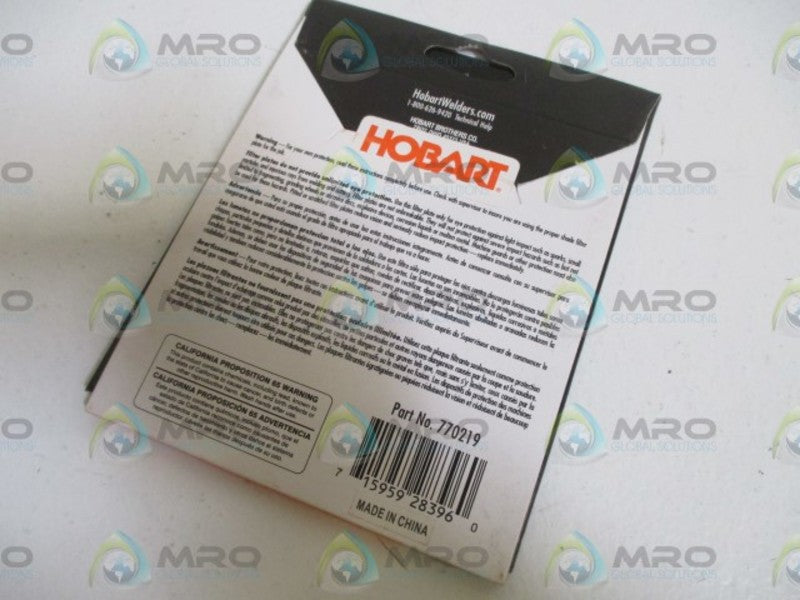 LOT OF 7 HOBART 770219 REPLACEMENT WELDING LENS ORIGINAL PACKAGE