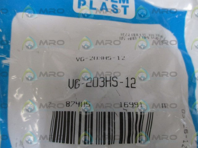 SYSTEM PLAST VG-203HS-12 SWIVEL CAP ASSEMBLY *NEW IN A FACTORY BAG*