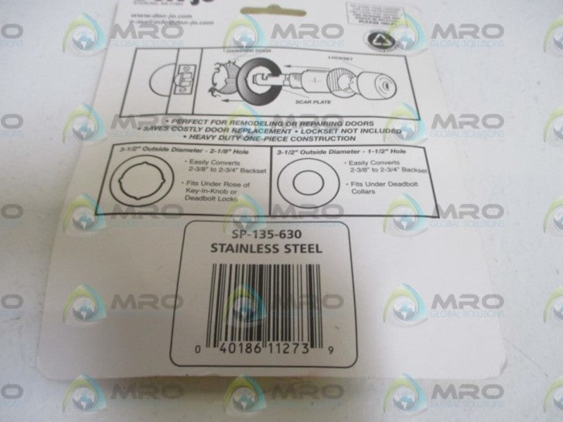 LOT OF 4 DON-JO SP-135-630 SCAR PLATE ORIGINAL PACKAGE