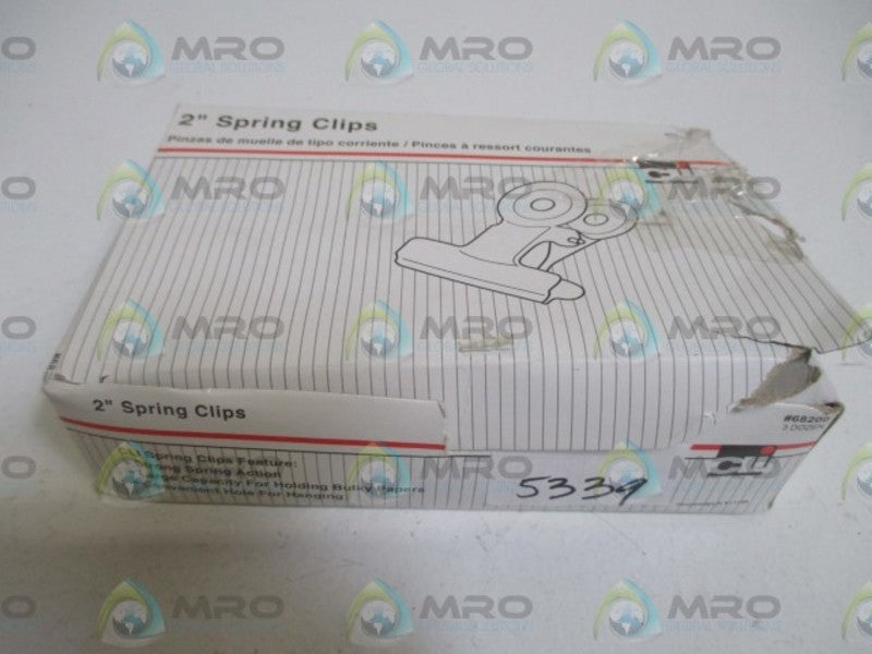 LOT OF 26 CHARLES 68200 2" SPRING CLIPS NSMP