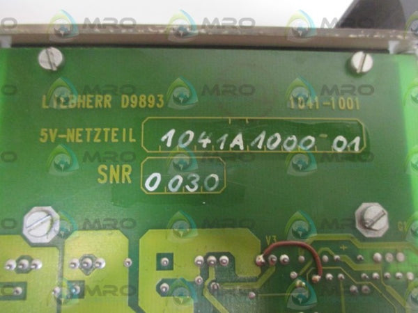 LIEBHERR 1041A1000-01 CIRCUIT BOARD  UNMP