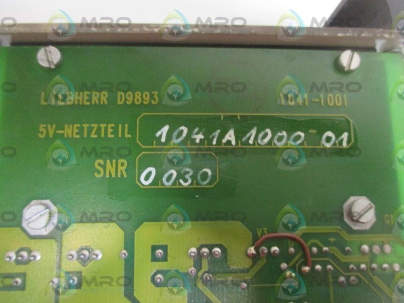 LIEBHERR 1041A1000-01 CIRCUIT BOARD  UNMP