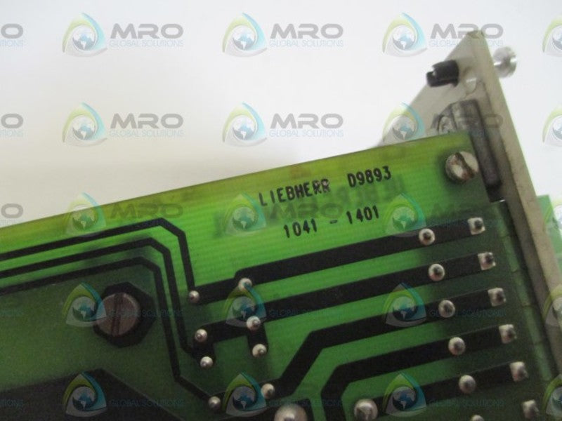 LIEBHERR 1041A1400-01 CIRCUIT BOARD  UNMP