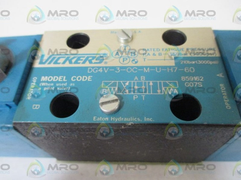 VICKERS DG4V-3-OC-M-H7-60 SOLENOID VALVE  NSNP