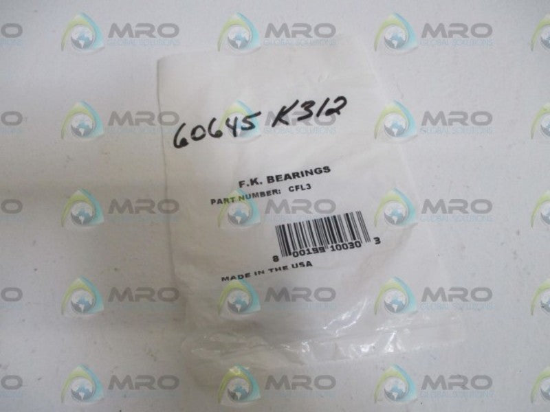 LOT OF 5 F.K. BEARINGS CFL3 ROD END NSNP IN A FACTORY BAG