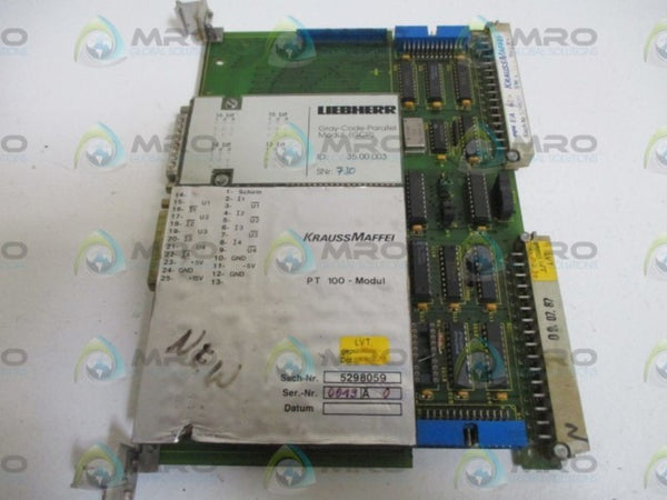 LIEBHERR 5298011 PC BOARD  UNMP