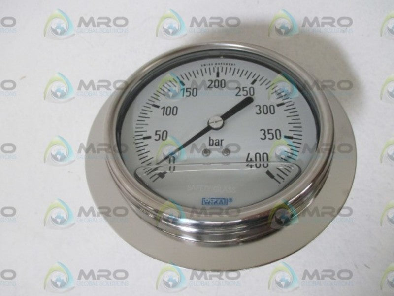 WIKA 52448819 213.54 4" LIQUID FILLED PRESSURE GAGUE 0-400PSI  NSMP