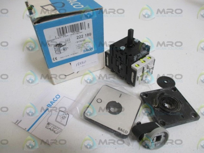 BACO 222 189 SWITCH DISCONNECTOR  NSMP