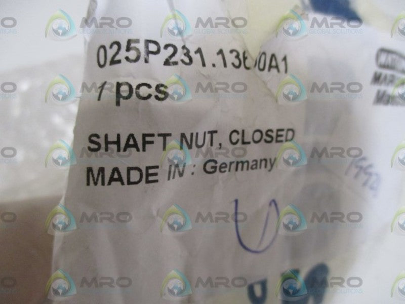 WATSON 025P231.1360A1 CLOSED SHAFT NUT  NSNP