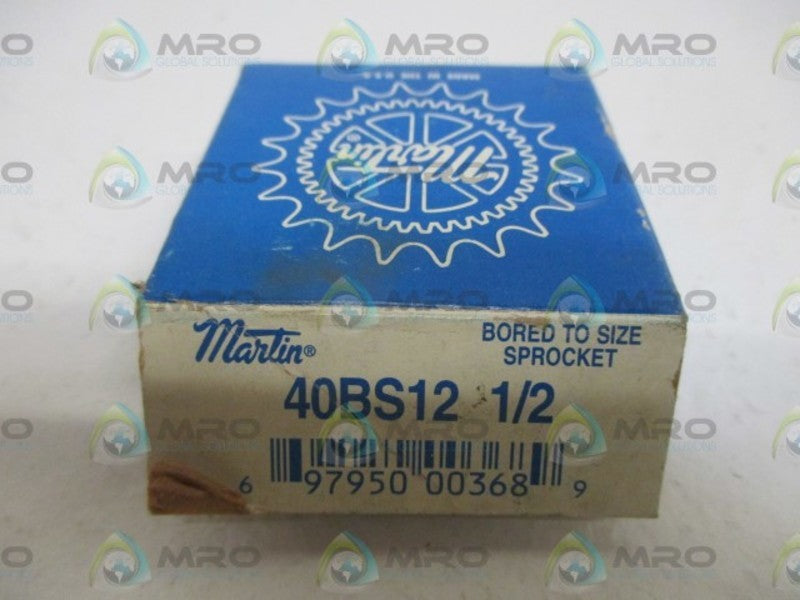MARTIN 40BS12 SPROCKET 1/2"  NSMP